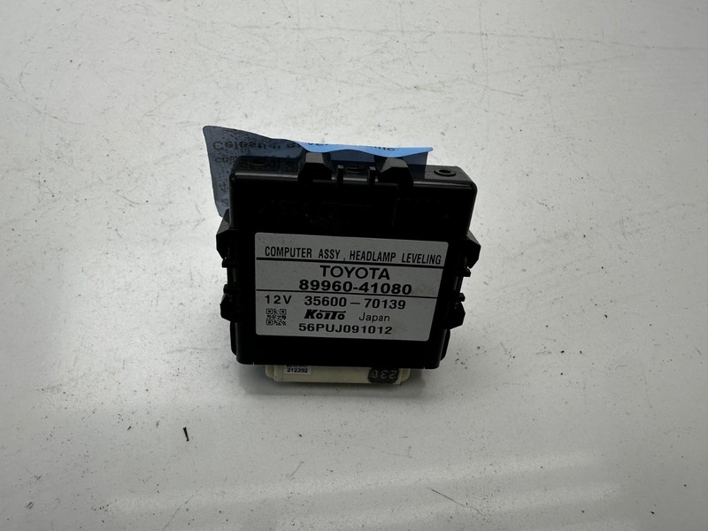 2015 TOYOTA AVALON LIMITIED HEADLIGHT LEVELING CONTROL MODULE 89960-41080 OEM