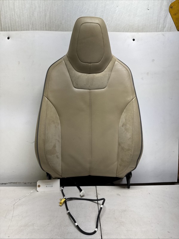 2012-2016 TESLA MS FRONT RIGHT PASSENGER SIDE UPPER SEAT CUSHION TAN N-11125 UP
