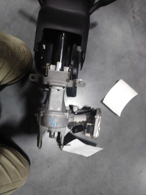 2014 Buick Encore Steering Column OEM White - Broken Clock Spring, Blown Airbag