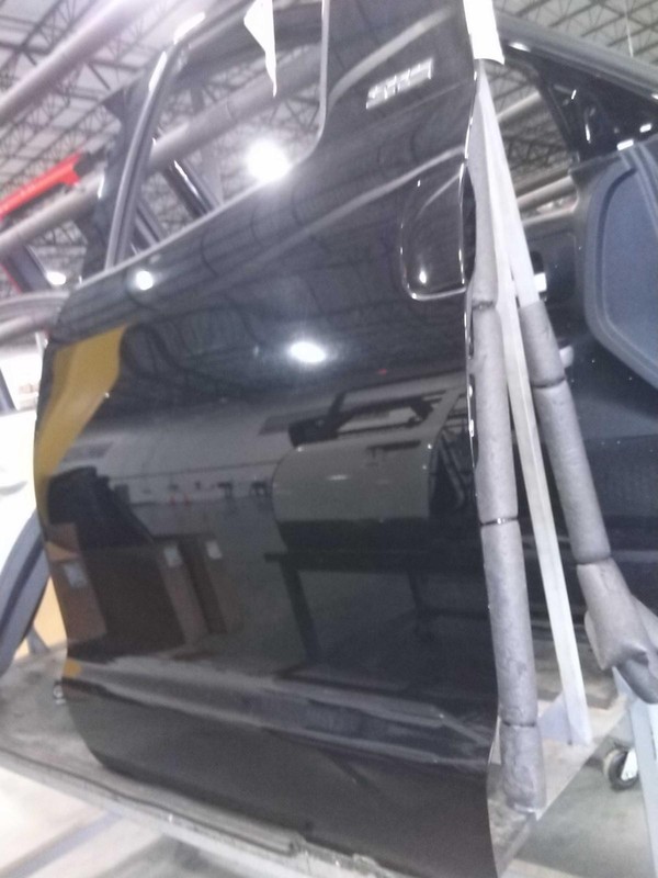 2014 Toyota Tundra Rear Left Door Black Used Good Condition 575482