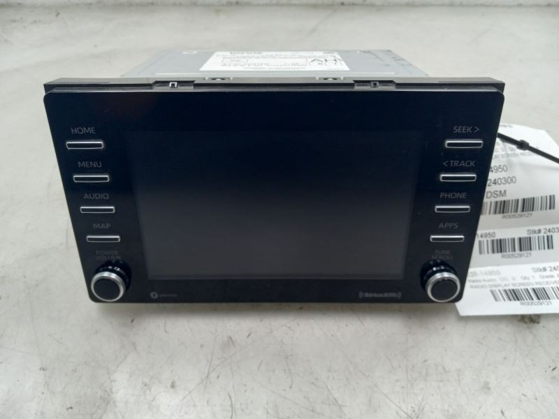 2022 TOYOTA PRIUS 1.8L RADIO / STEREO DISPLAY AND RECEIVER UNIT