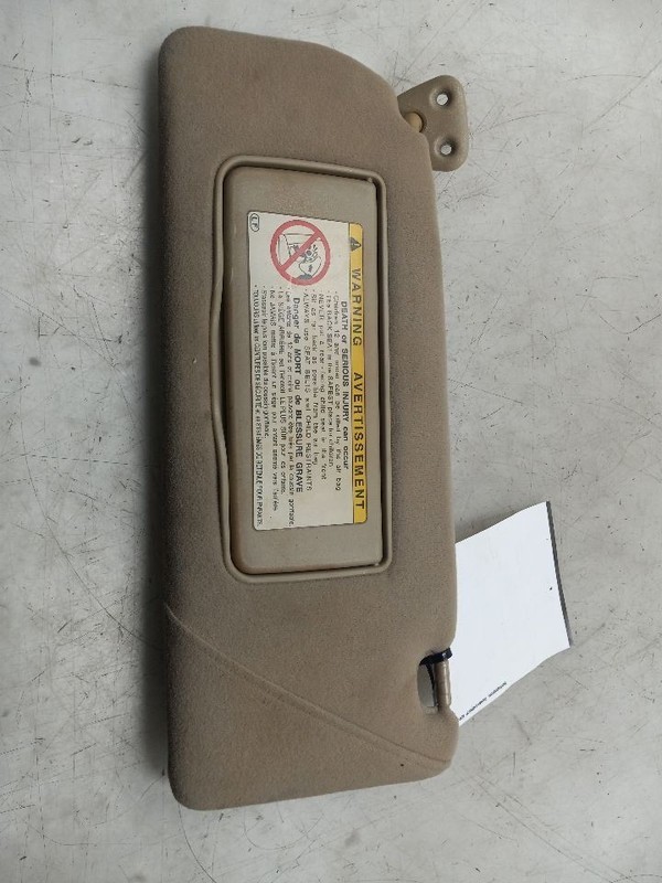 02-05 LEXUS IS300 DRIVER SIDE SUN SHADE VISOR