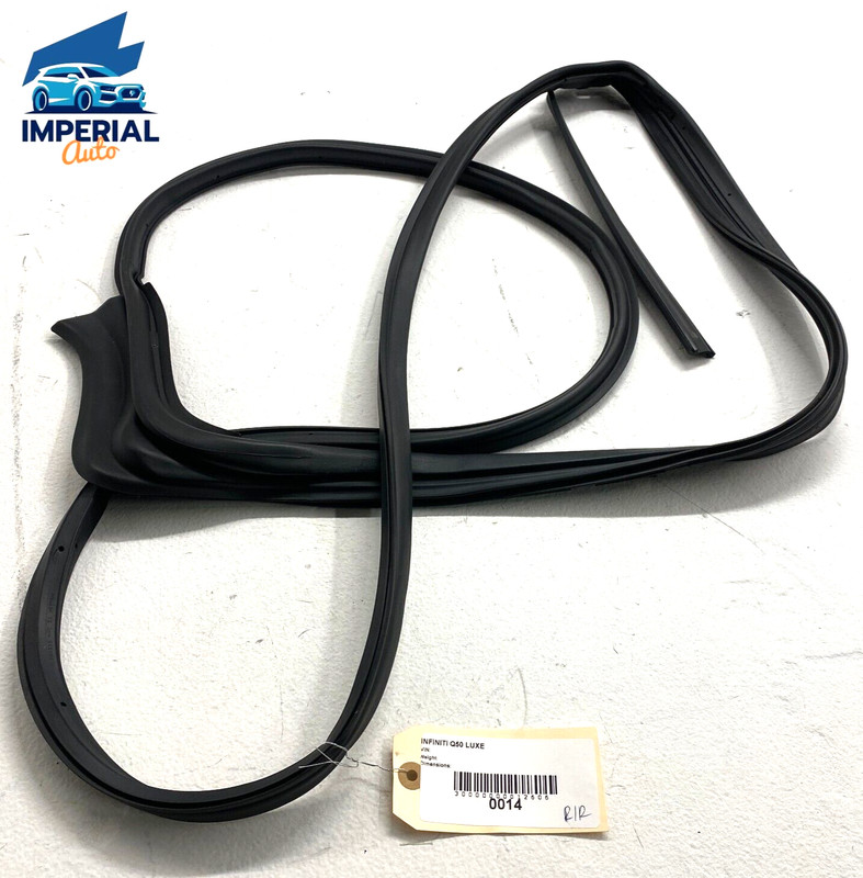 2014-2020 INFINITI Q50 REAR RIGHT PASSENGER SIDE ON DOOR WEATHERSTRIP SEAL OEM