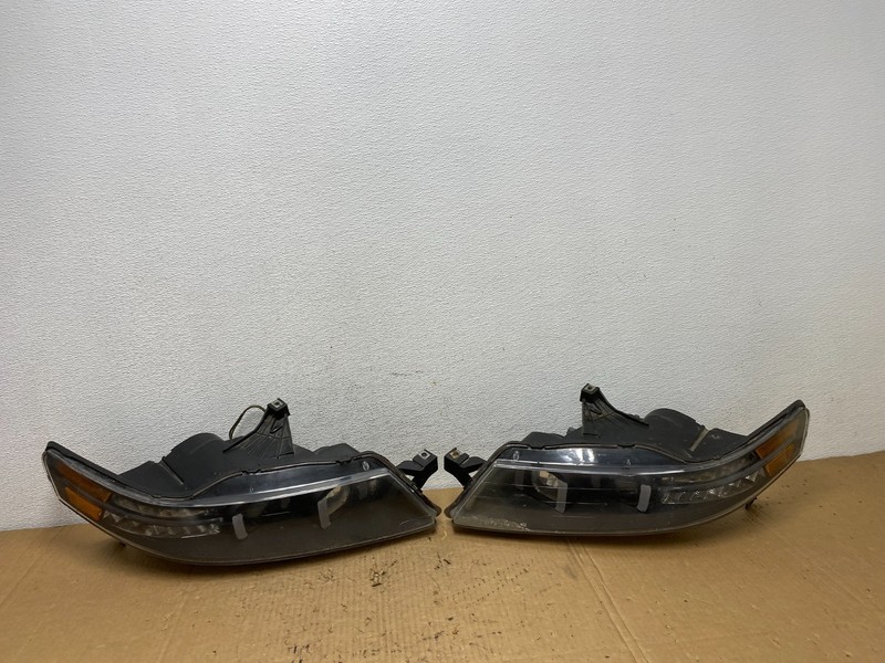 2004-2008 Acura TL Headlight Left+Right Set Black LED HeadlightsAD2474 DG