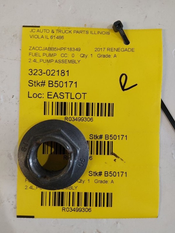 Fuel Pump Assembly Tank Mounted 2.4L Fits 15-21 RENEGADE 3499306