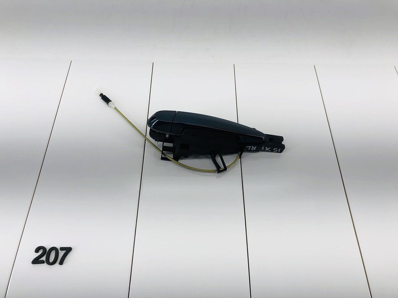 13-15 BMW X1 E84 REAR LEFT DRIVER SIDE EXTERIOR DOOR HANDLE MIDNIGHT BLUE OEM