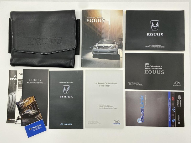 Owners Manual 2015 Hyundai Equus 86738