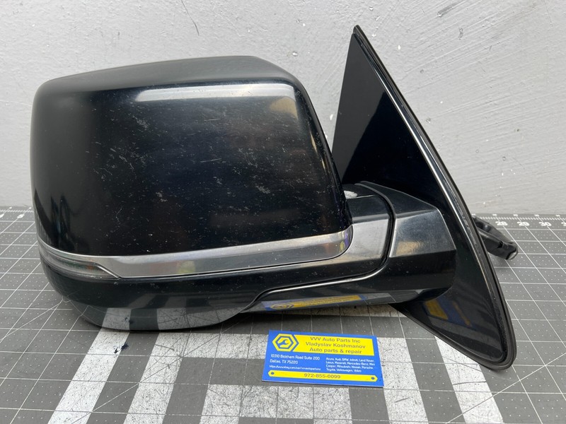 15-20 Cadillac Escalade RIGHT SIDE REAR VIEW DOOR MIRROR W/ CAMERA Black GBA OEM