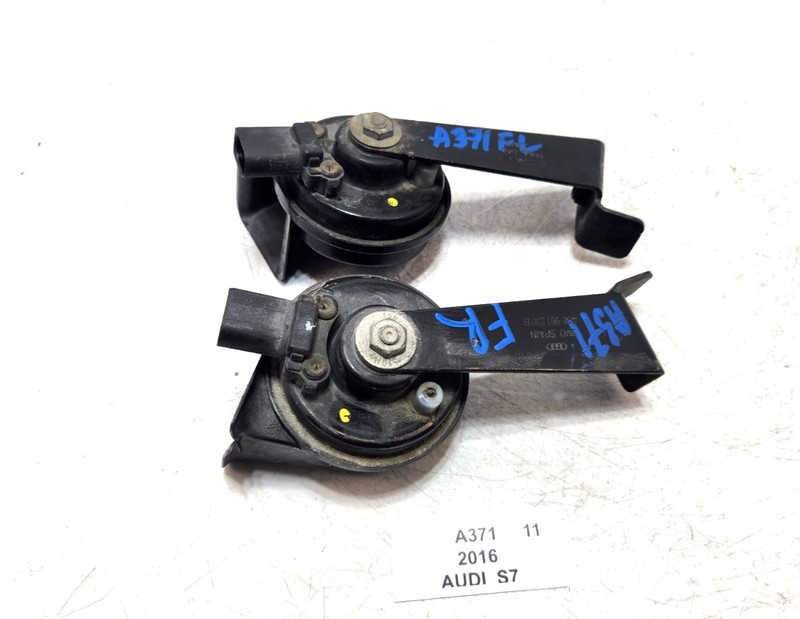 ✅ 2012-2018 OEM Audi A6 A7 S6 S7 Front Left Right High Low Tone Horn Signal SET
