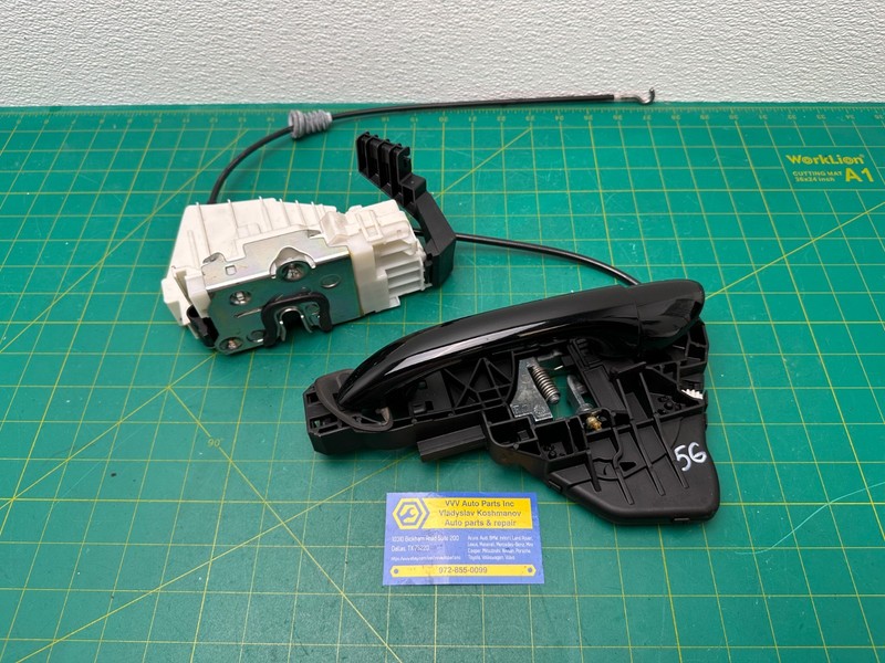 09-11 Mercedes-Benz ML350 W164 REAR LEFT DOOR LOCK LATCH ACTUATOR W/ HANDLE OEM