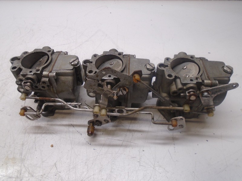N5 1973 Johnson Evinrude 65hp Outboard Motor Carburetors 3cyl. 0385803 0385852