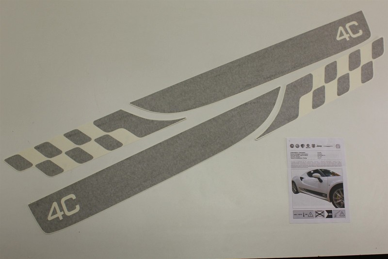 Alfa Romeo 4C Body Stripe Decal 68261632AA OEM