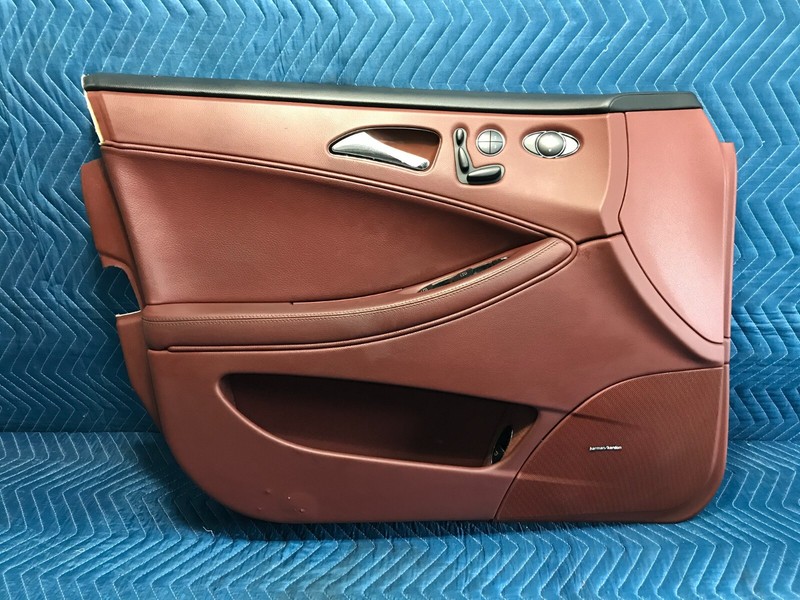 06-11 Mercedes W219 CLS500 CLS550 Front LH Left Side Interior Door Panel Red