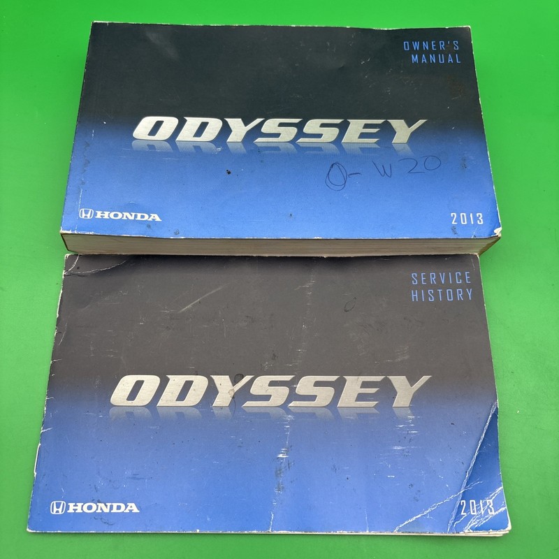 2013 Honda Odyssey Owners Manual Service History With Free Shipping