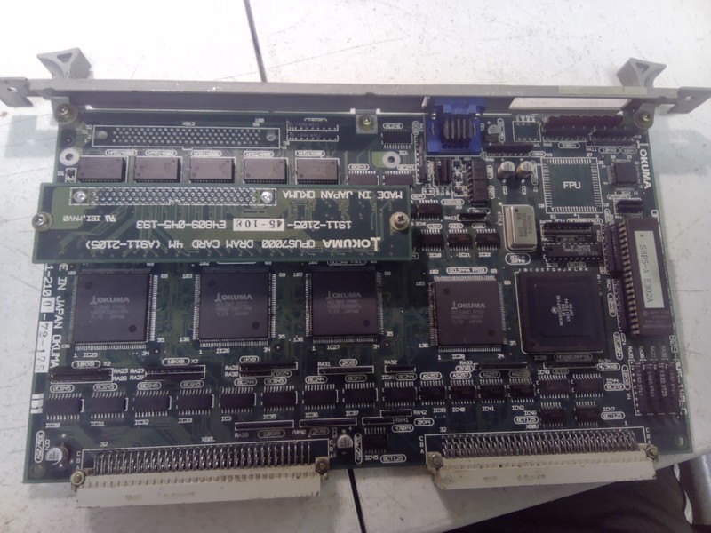 Okuma Main Board Module E4809-045-148-C With Dram Card A911-2105