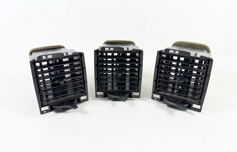 1998–2011 Ford Crown Victoria Dash A/C Air Vent Set of 3 Cluster Trim Black OEM