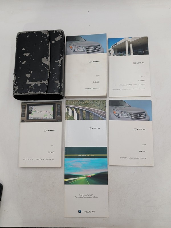 2012 Lexus GX 460 Factory Owners Manual Set w/ NAV & Case