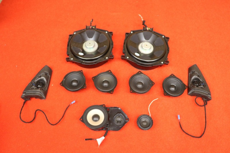 BMW E70 E71 F25 X5 X6 HIFI RADIO STEREO WOOFER MIDRANGE TWEETER SPEAKER SET OEM
