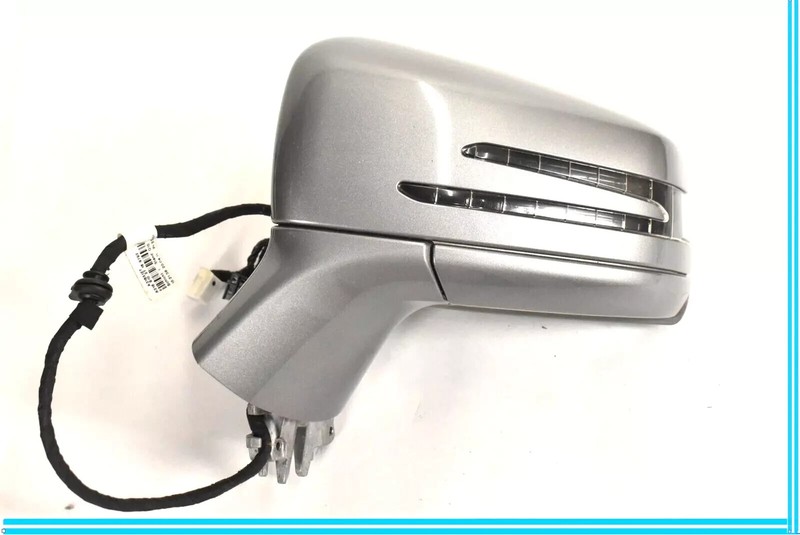 12-14 Mercedes CLS550 Left Driver Side Rear View Door Mirror Silver OEM