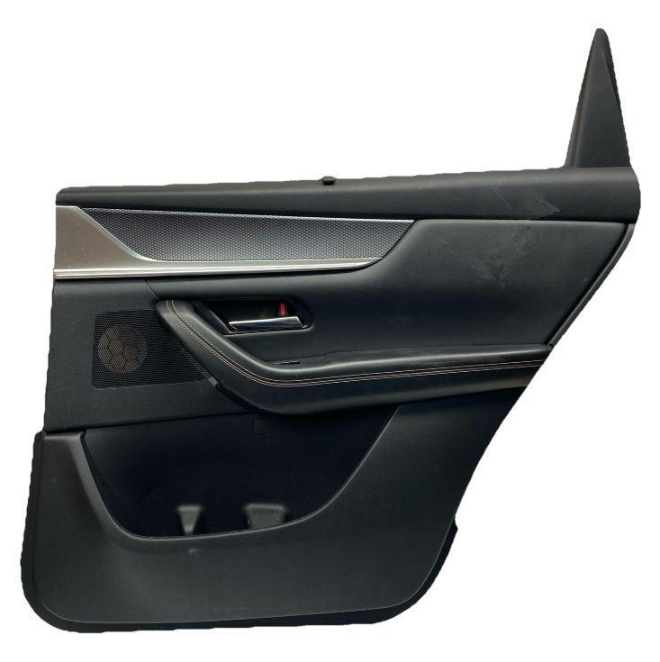 Mazda CX-90 door panel trim 24 rear right side black leather sunshade KDNP68520C