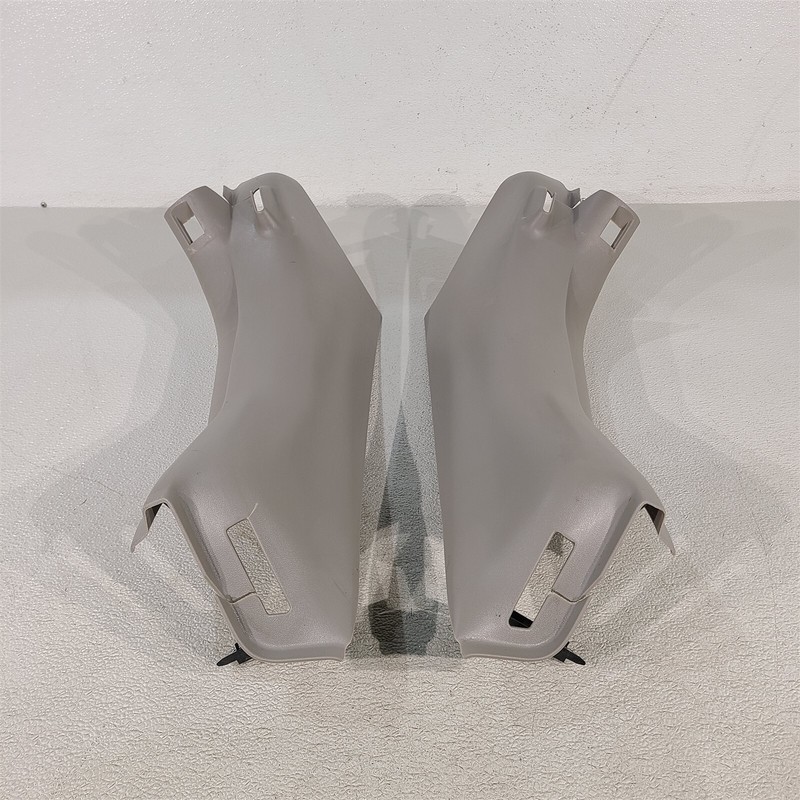 97-04 Corvette C5 Interior B Pillar Seat Belt Trim Covers Oem Grey Aa7393