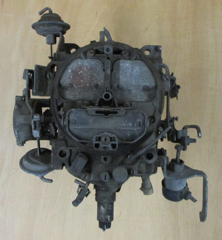 USED 4 BARREL ROCHESTER Q-JET CARBURETOR 17080553 2209R4-E4MC 1980'S BOP