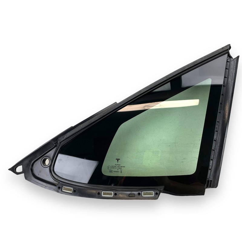 21-23 Tesla Model S Rear right passenger quarter glass window OEM 1600156-00-B