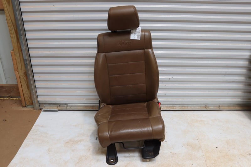 2011-2017 JEEP WRANGLER 4DR FRONT RIGHT PASSENGER SIDE SEAT LEATHER TAN OEM