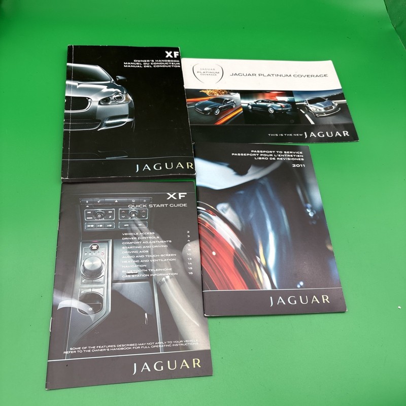 2011 JAGUAR XF OWNERS MANUAL, Quick Start Guide With Free Shipping Included