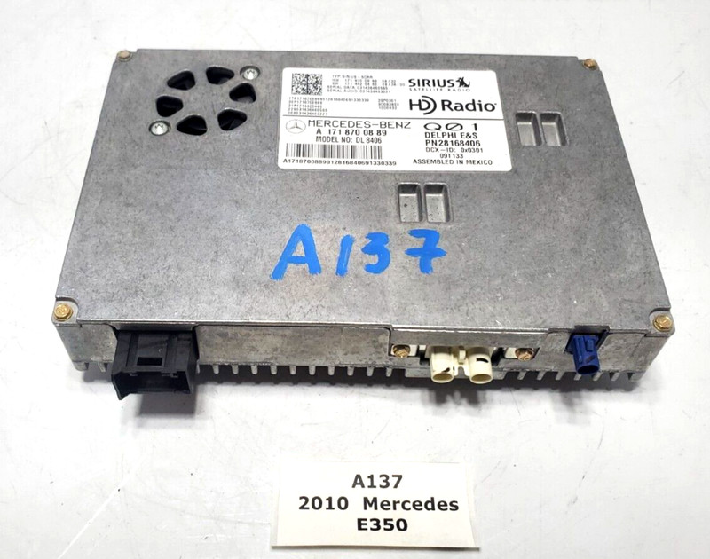 ✅ 2009-2013 OEM Mercedes W207 E350 Sirius Satellite Radio Receiver Module Unit