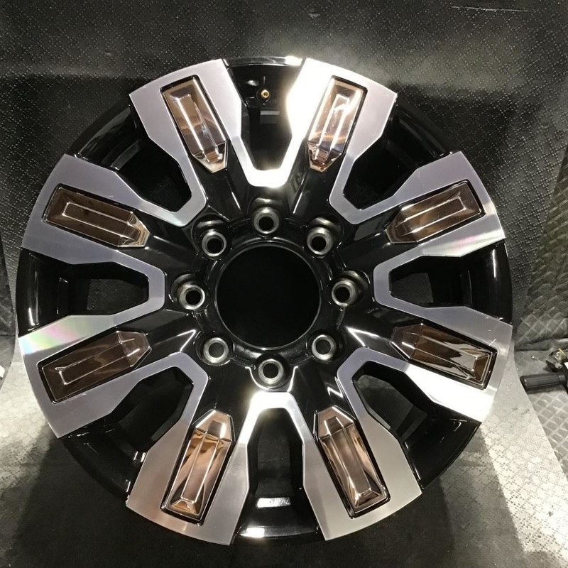 2024 GMC Sierra 2500 3500 14138 A Wheel 20 x 8-1/2 Rim Black Machined 84830459