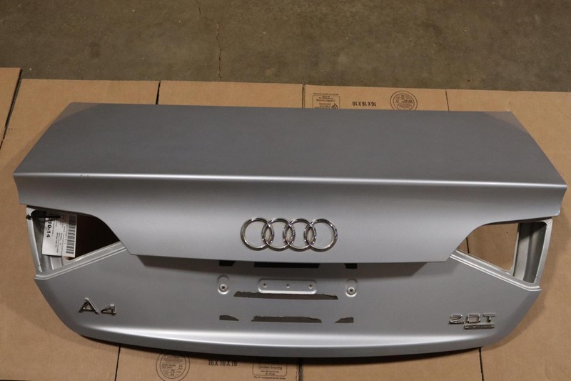 2009-2012 AUDI A4 SEDAN TAILGATE TRUNK DECK LID HATCH SILVER OEM