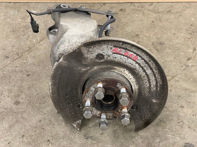 17-20 JAGUAR F-PACE REAR LEFT DRIVER SPINDLE KNUCKLE WHEEL HUB AWD OEM LOT668
