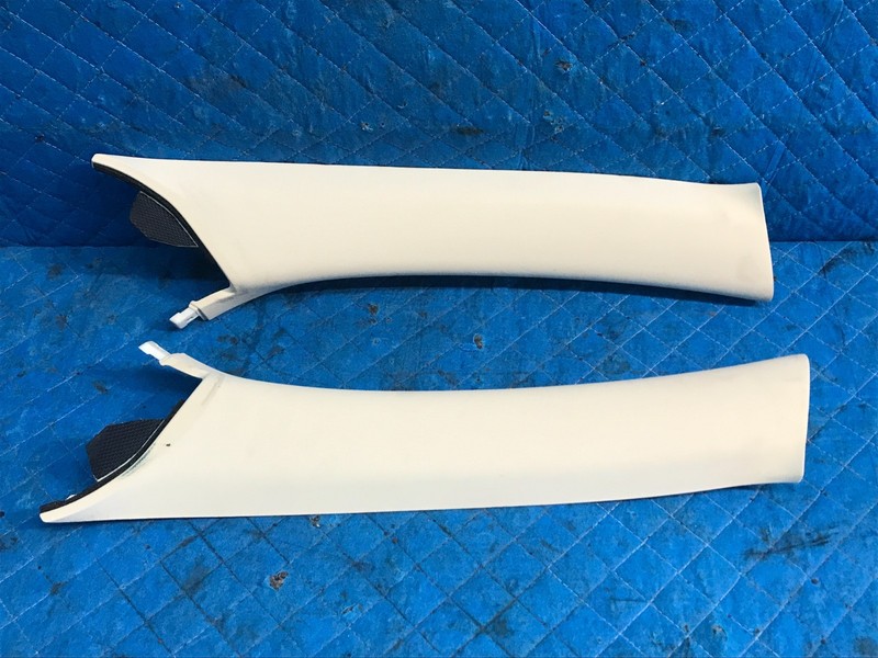 10-15 LEXUS IS250 CONVERT FRONT LEFT & RIGHT A PILLAR TRIM PANEL SET OEM LB06