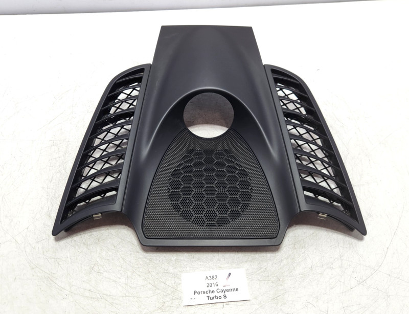 ✅ 11-18 OEM Porsche Cayenne Turbo 958 Center Dash Speaker Cover Trim Black