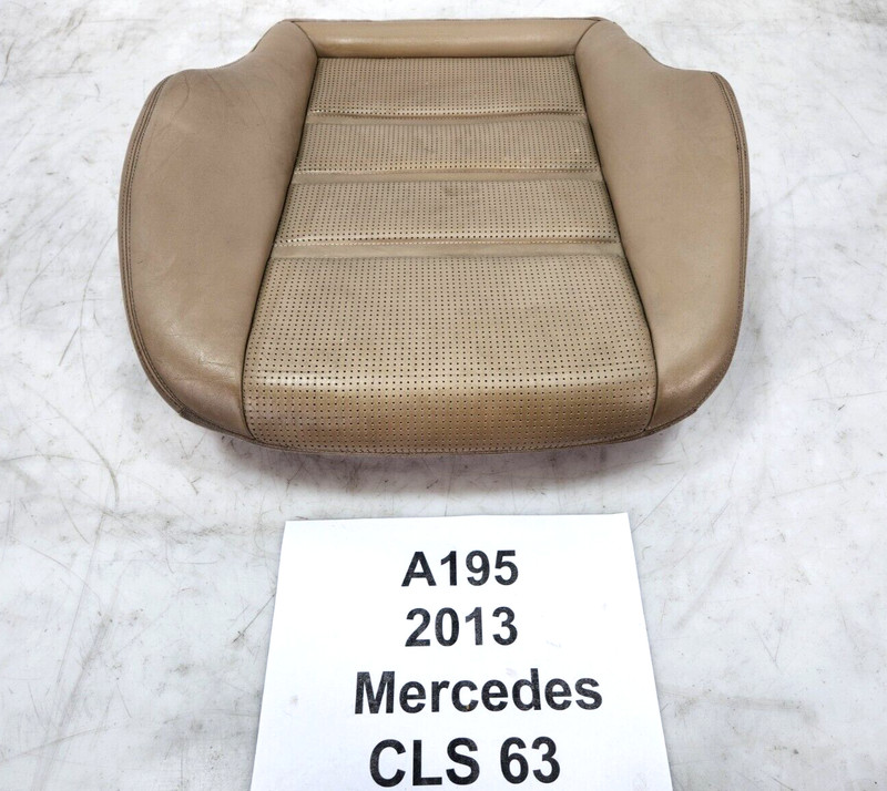 ✅ 12-18 OEM Mercedes W218 CLS63 Front Right Passenger Lower Seat Cushion Beige*