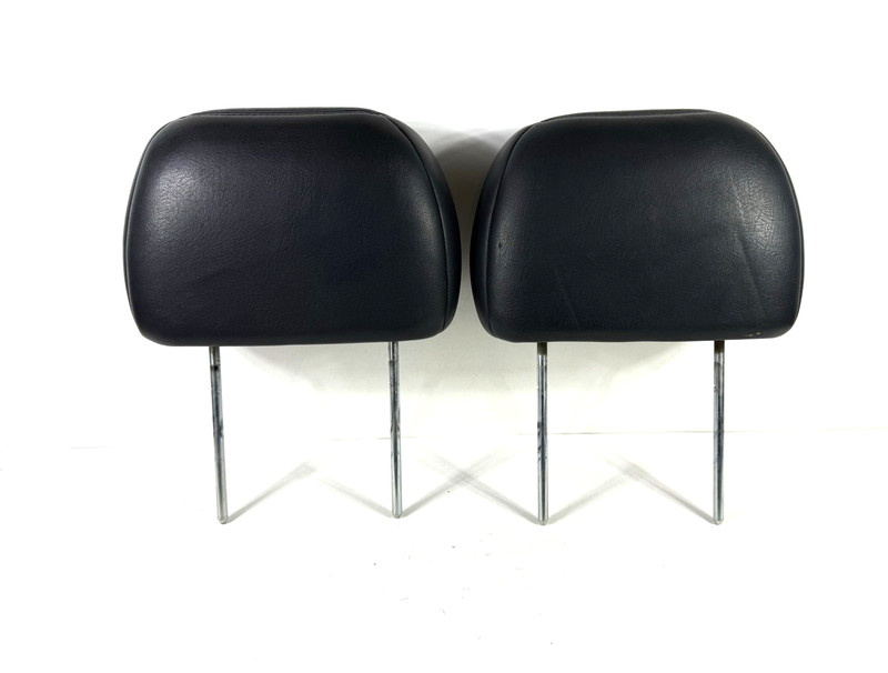2000-2002 Chevy Silverado GMC Sierra Pair Front Seat Headrests Head Rests Vinyl