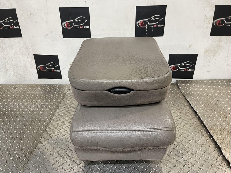 2002-2009 Dodge Ram Jump Seat Assembly Tested Oem Grey Leather
