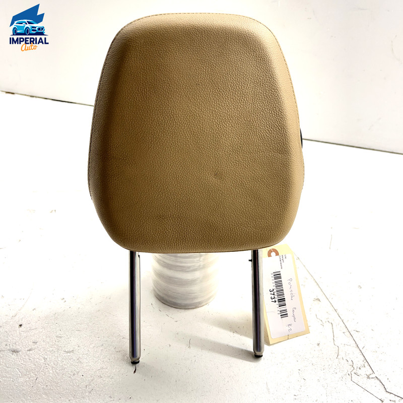 2011-2017 PORSCHE CAYENNE 958 FRONTDRIVER SIDE HEADREST BEIGE OEM
