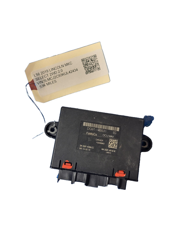 Used Oem Lincoln Front Left Driver Door Control Module for 2019 MKC 2.0L FWD