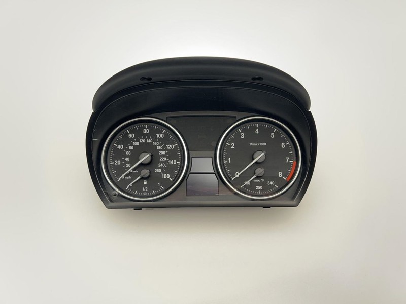2007-2013 BMW 335i SPEEDOMETER MPH BLACK 3.0L AT RWD 61K 44540