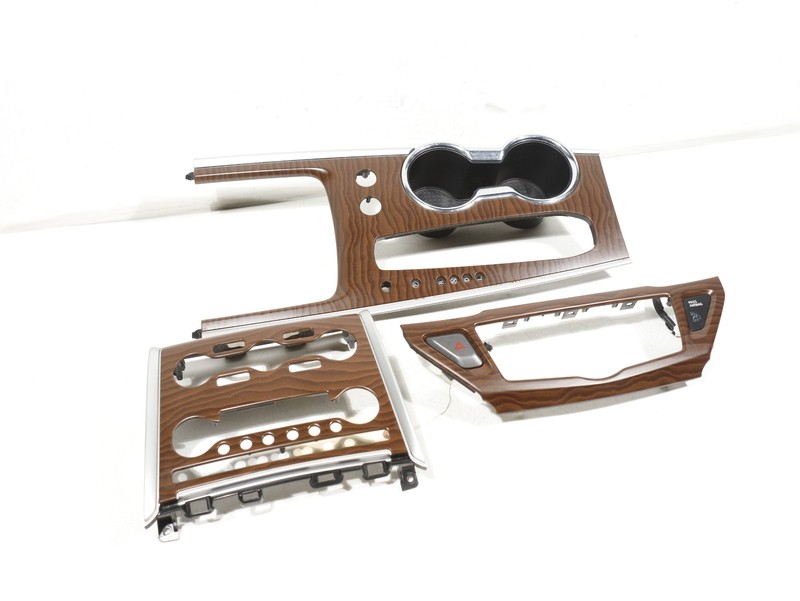 2014-2020 Nissan Pathfinder Dash Instrument Panel Bezel Brown OEM 67K SET-3