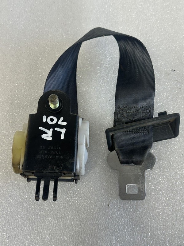 1986 1987 1988 1989 TOYOTA CELICA COUPE LEFT REAR SEAT BELT DARK GRAY