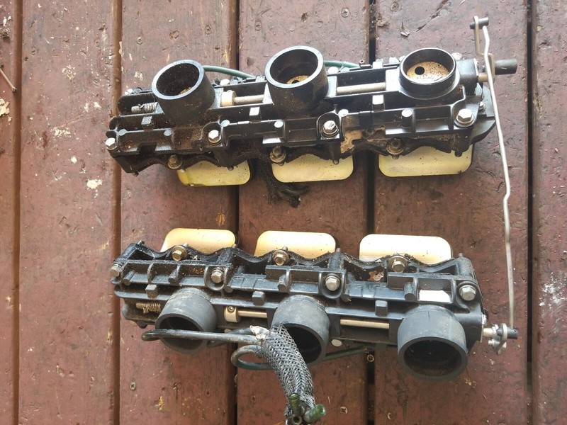 Johnson Evinrude Ficht 150 hp or 175 hpThrottle Body Assembly and reeds