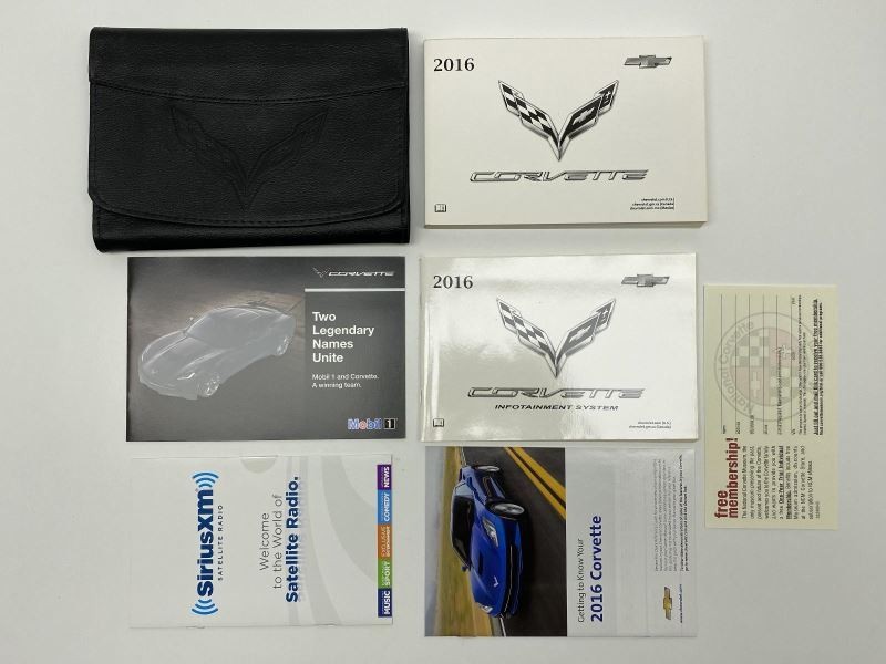 Owners Manual 2016 Chevrolet Corvette 82240