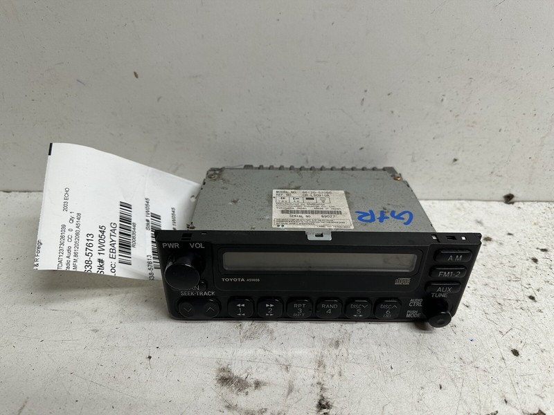 2000-2005 Toyota Echo AM FM Audio Radio Stereo Player ID 8612052060 Oem