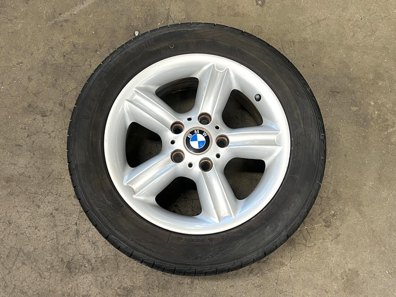 ⭐1996-2002 BMW Z3 WEHEL RIM TIRE DONUT 225/50/16 7X16 SILVER 5 SPOKE OEM LOT2658