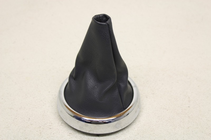 Mini Cooper Black Shift Boot W/ Chrome Trim R50 R52 R53 Oem 2002-2006