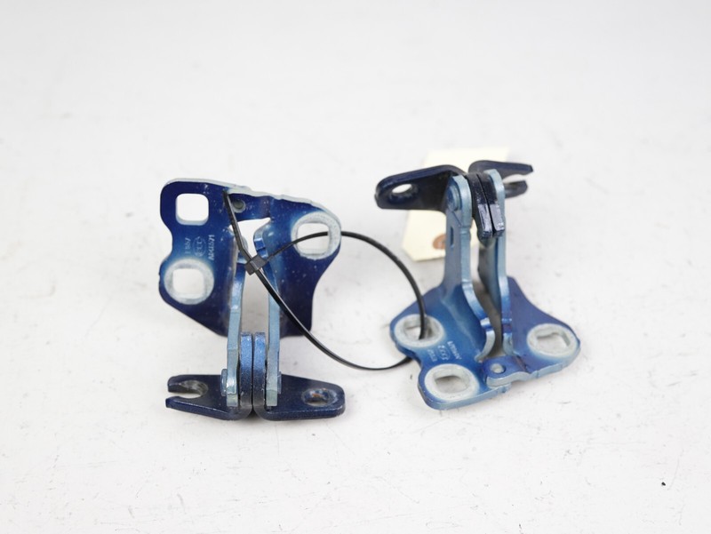 17-23 TESLA MODEL 3 RWD FRONT RIGHT SIDE DOOR HINGE SUPPORT SET OF 2 BLUE OEM