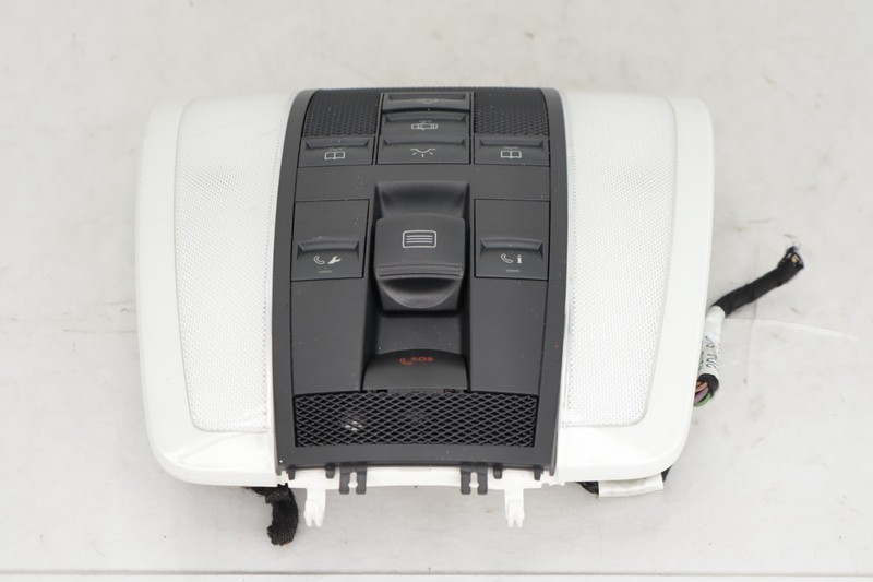 ✅ 08-14 Mercedes W204 C250 C300 Sedan Overhead Dome Light Lamp Switch Black OEM